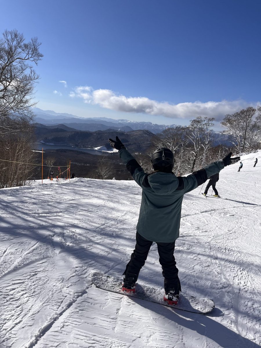 画像：今シーズン初！スノボー🏂