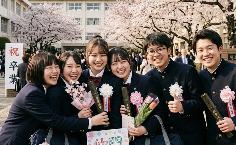 画像:卒業シーズン